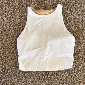 White Workout Tank Top